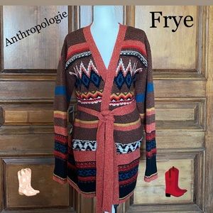 NWT- Anthropologie/Frye Wool Sweater Jacket